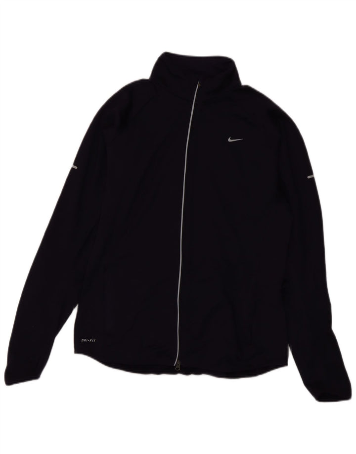 Damska kurtka dresowa NIKE Dri Fit UK 14, duży, fioletowy poliester