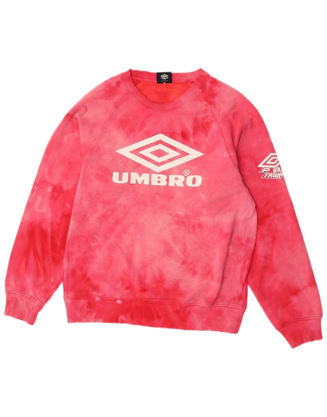 Męska bluza z grafiką Umbro, bawełniana, w kolorze średniego różu