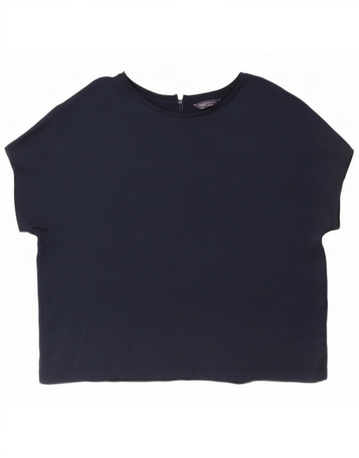 Marks & Spencer Damska bluzka oversize UK 20 2XL granatowa