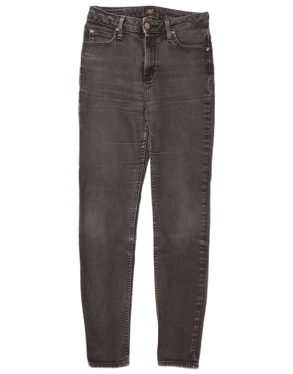 Damskie jeansy LEE Scarlett High Skinny W28 L27 Czarna bawełna
