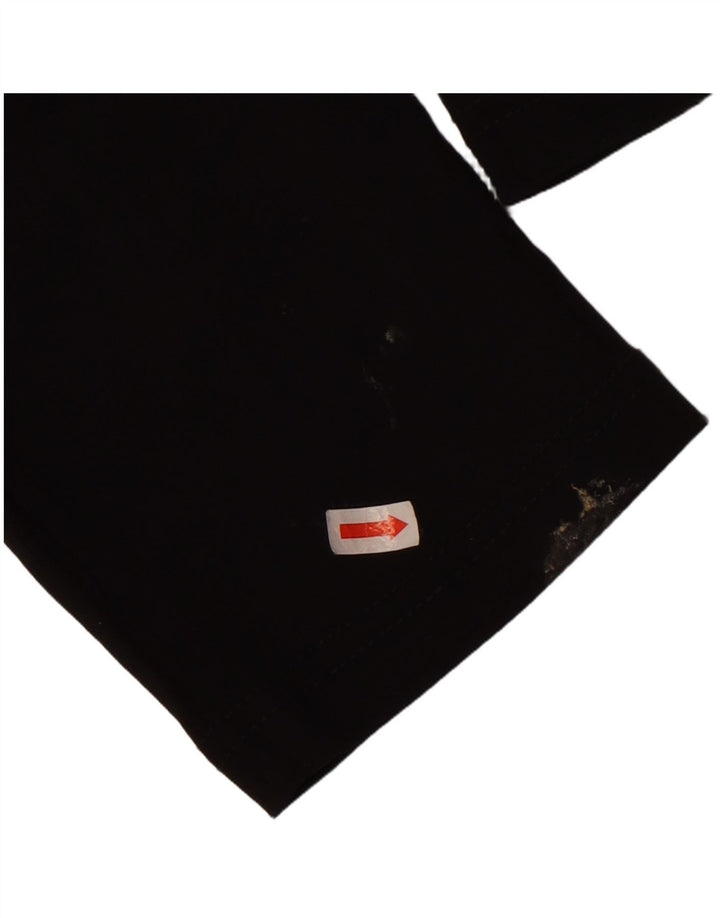 Legginsy damskie Calvin Klein US 4 Small, czarne, ze sztucznego jedwabiu