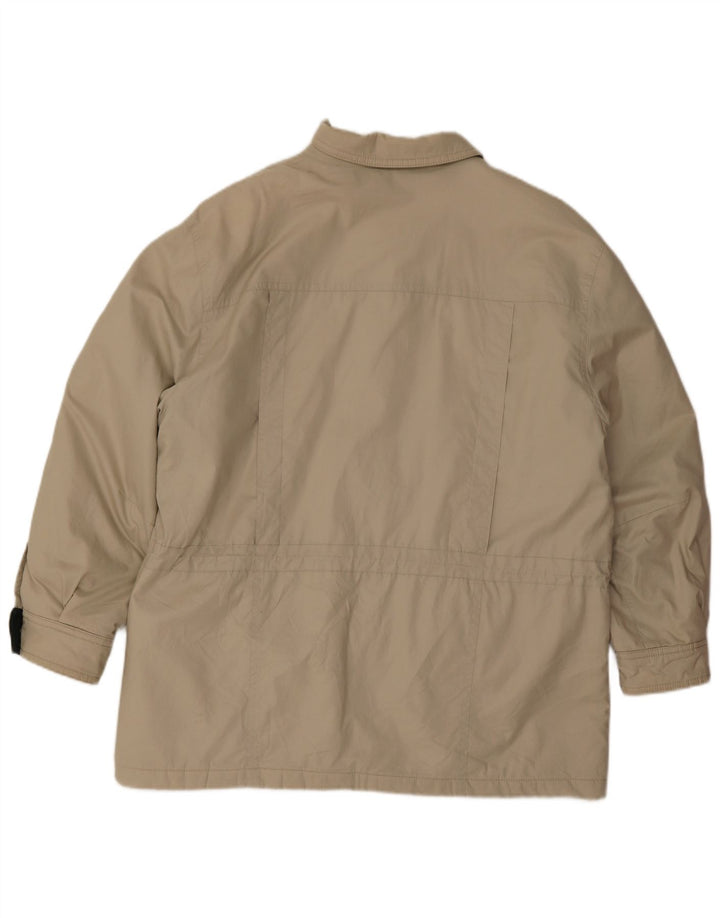 Damska kurtka wiatrówka oversize Delmod EU 46 XL, beżowa, bawełniana