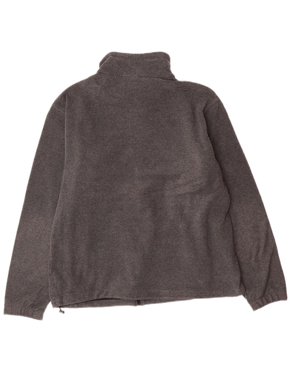 Męska kurtka polarowa COLUMBIA UK 40, duża, szary poliester