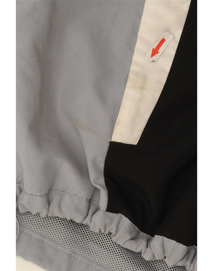 Adidas Męska bluza dresowa UK 50/52 2XL Czarny poliester z blokami kolorów