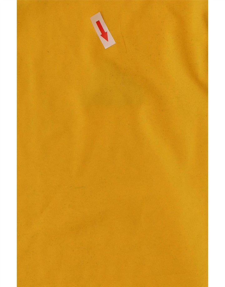 Męska koszulka Adidas Climalite Top Medium Yellow Colorblock