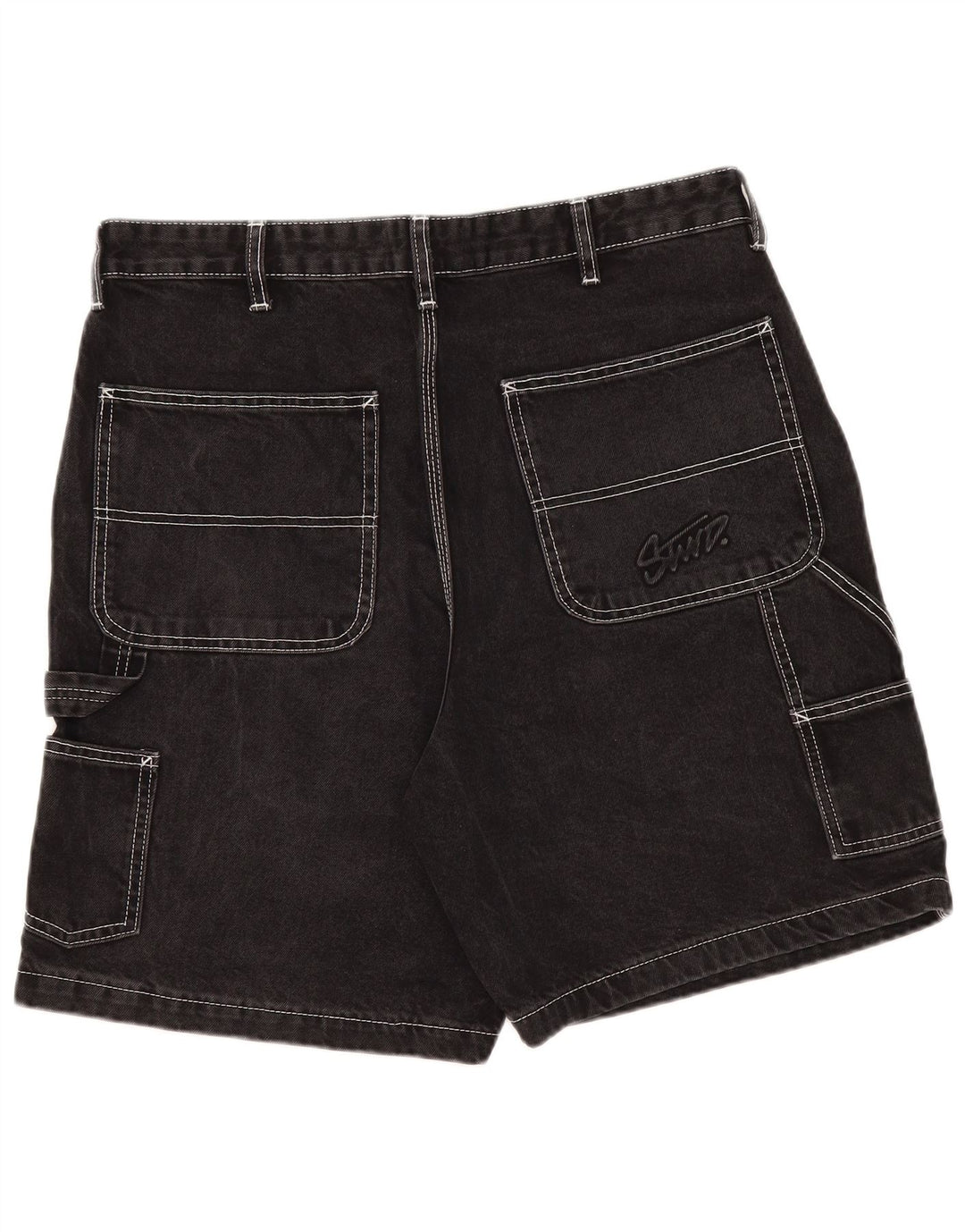 Męskie spodenki jeansowe Pull & Bear Cargo EU 46 XL W36 czarne