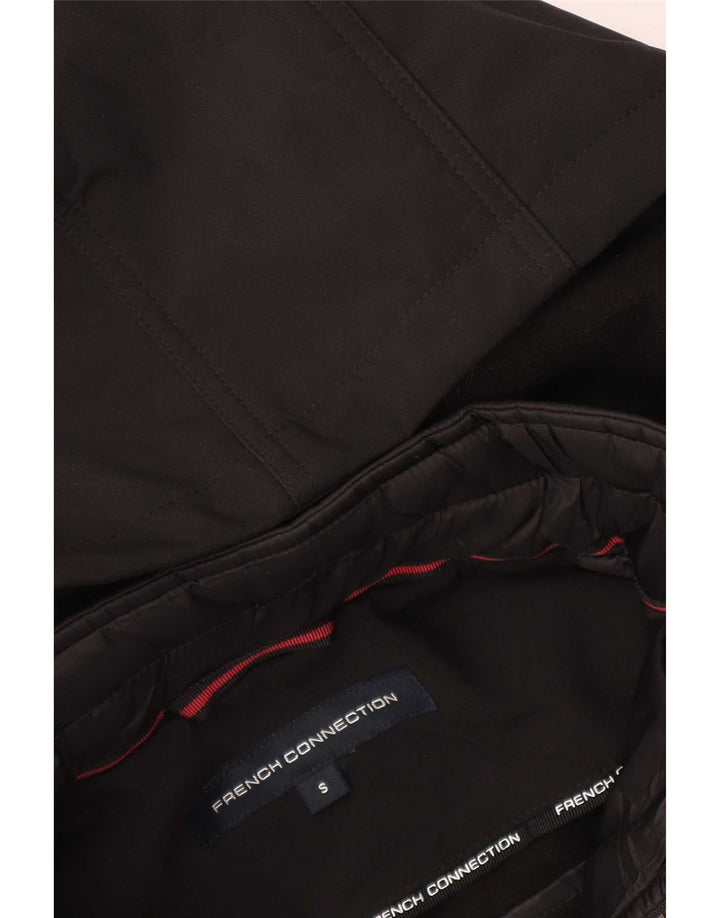 Damska kurtka parka z kapturem French Connection UK 10, mała czarna
