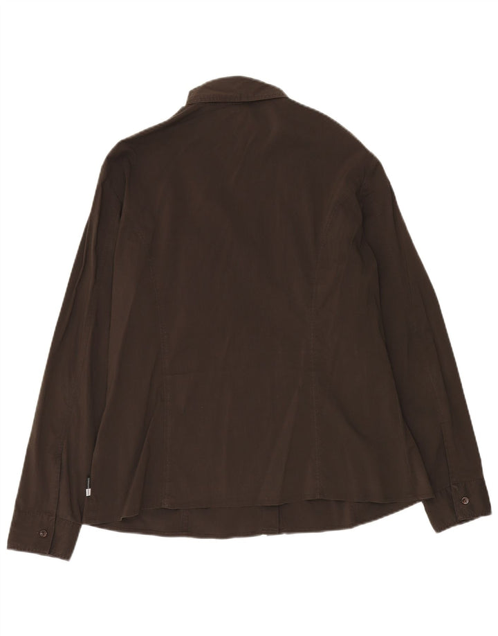 Koszula damska TRUSSARDI JEANS UK 20 2XL Brązowa, bawełniana