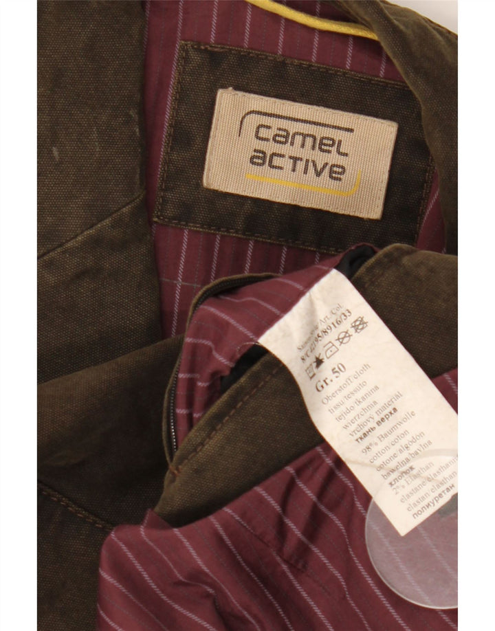 Męska marynarka zapinana na 2 guziki Camel Active IT 50, duża, brązowa bawełna