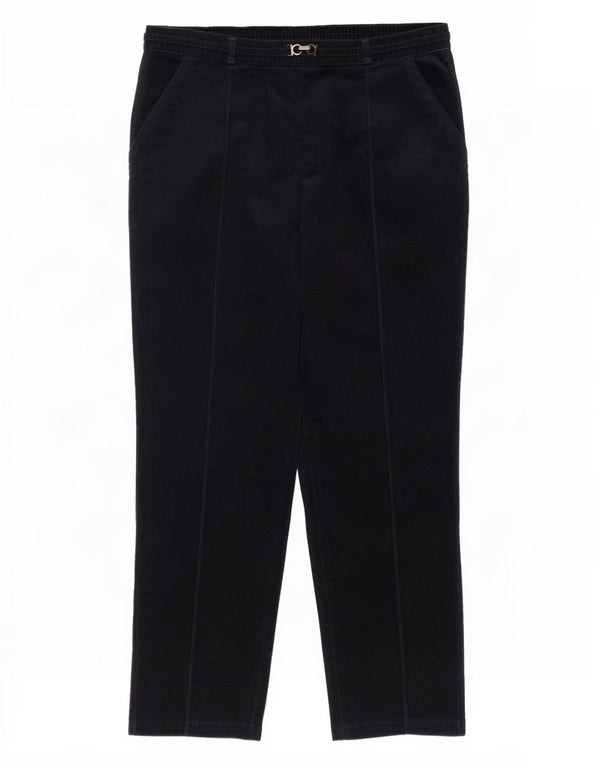 Spodnie sztruksowe Marks & Spencer UK 16 Large W36 L26 Granatowe
