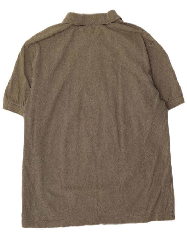 Męska koszulka polo Kappa XL, bawełniana w kolorze khaki
