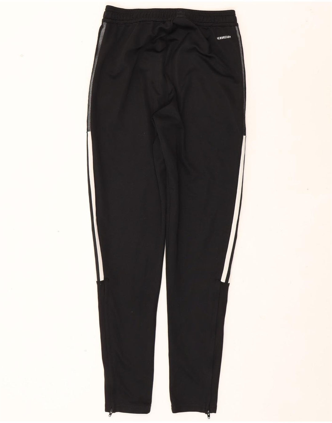 ADIDAS Womens Aeroready Tracksuit Trousers UK 8 Small Black Polyester Vintage Adidas and Second-Hand Adidas from Messina Hembry 