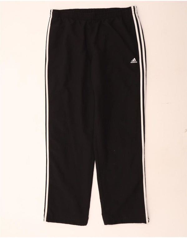 Męskie spodnie dresowe Adidas Climalite, duże, czarne, poliestrowe