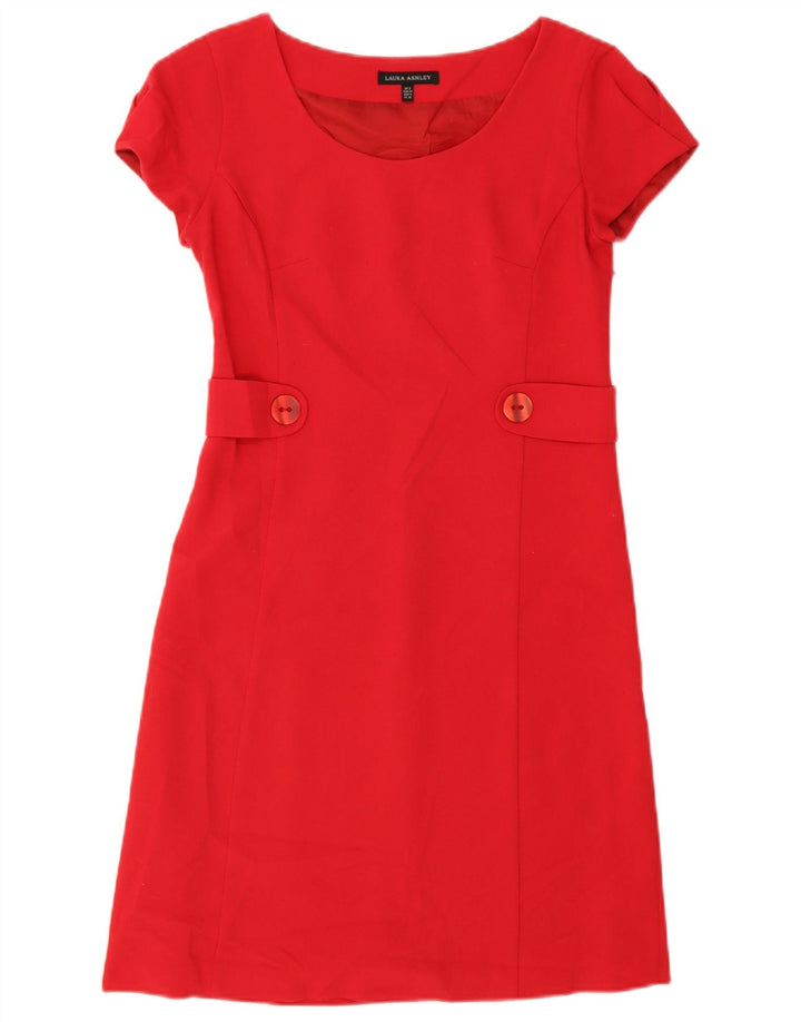 Damska sukienka o linii A Laura Ashley UK 8 Small Red Polyester