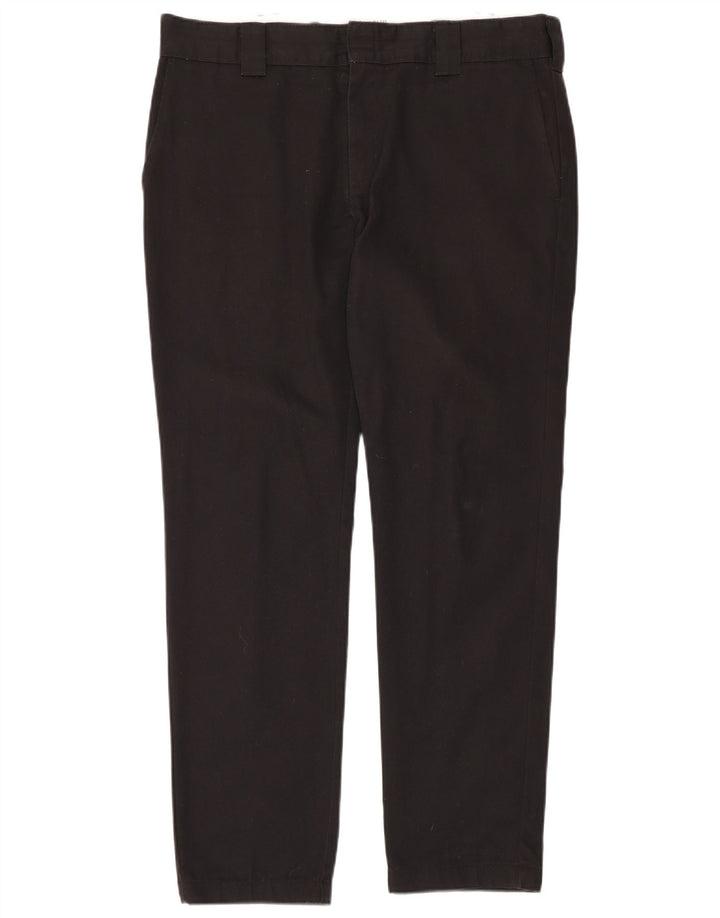 Męskie spodnie chino o dopasowanym kroju DICKIES W36 L32 Czarny poliester