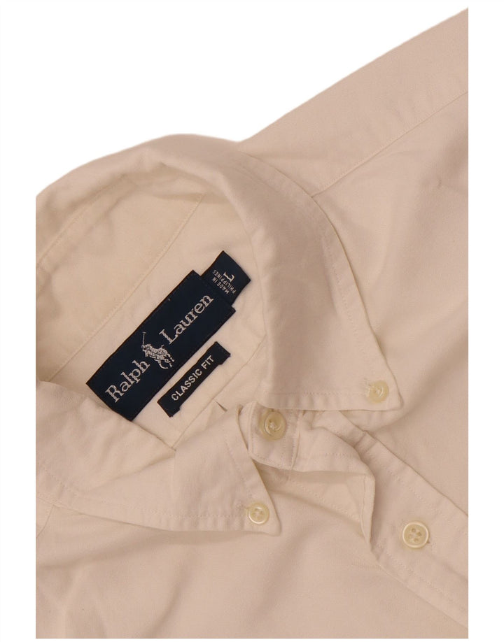 Koszula męska Ralph Lauren o klasycznym kroju, duża, biała