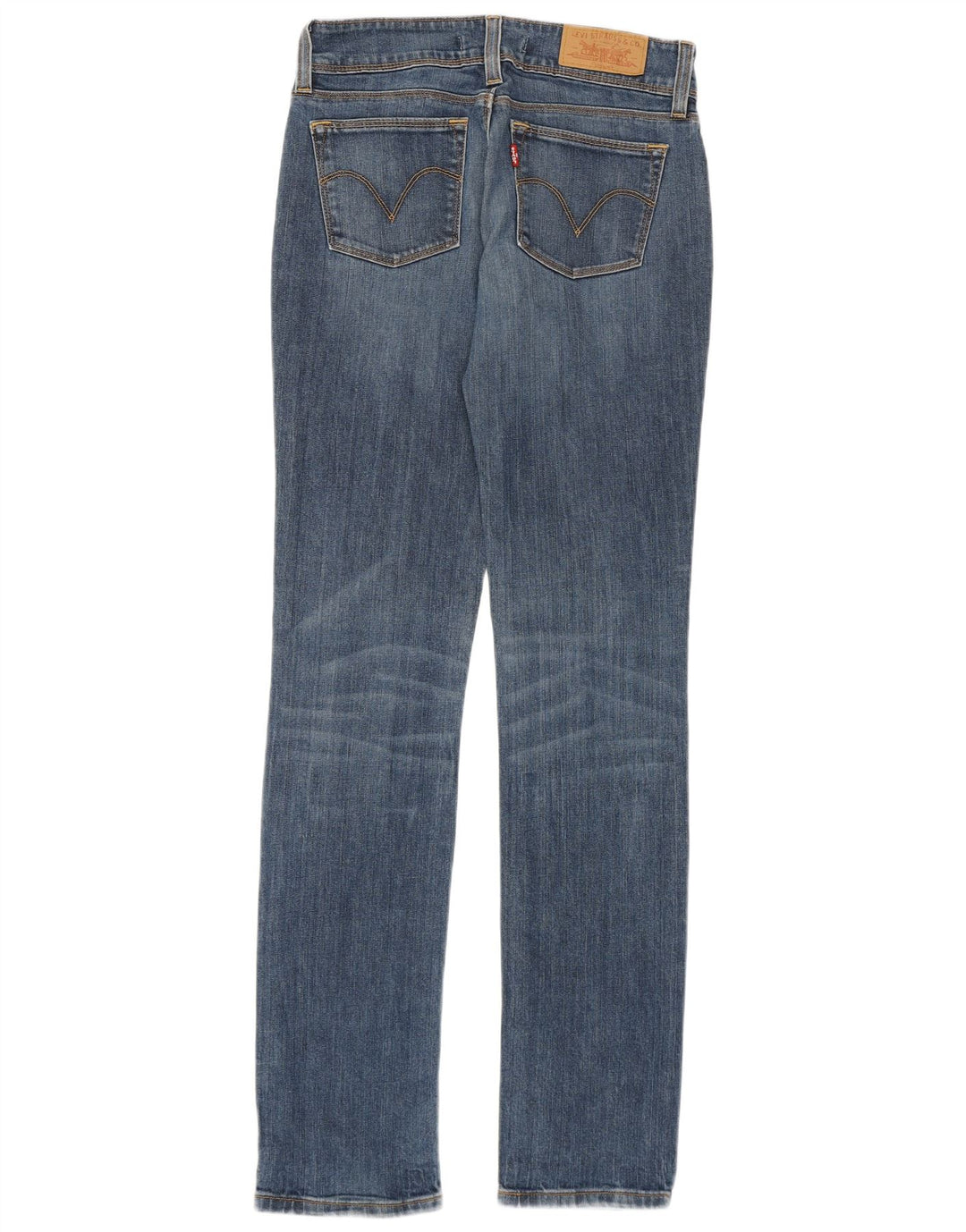Damskie jeansy Levi's 571 Slim W27 L34 Niebieskie bawełniane