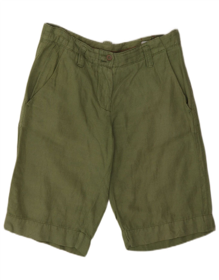 Murphy & Nye Damskie spodenki Chino Medium W28 Green Linen