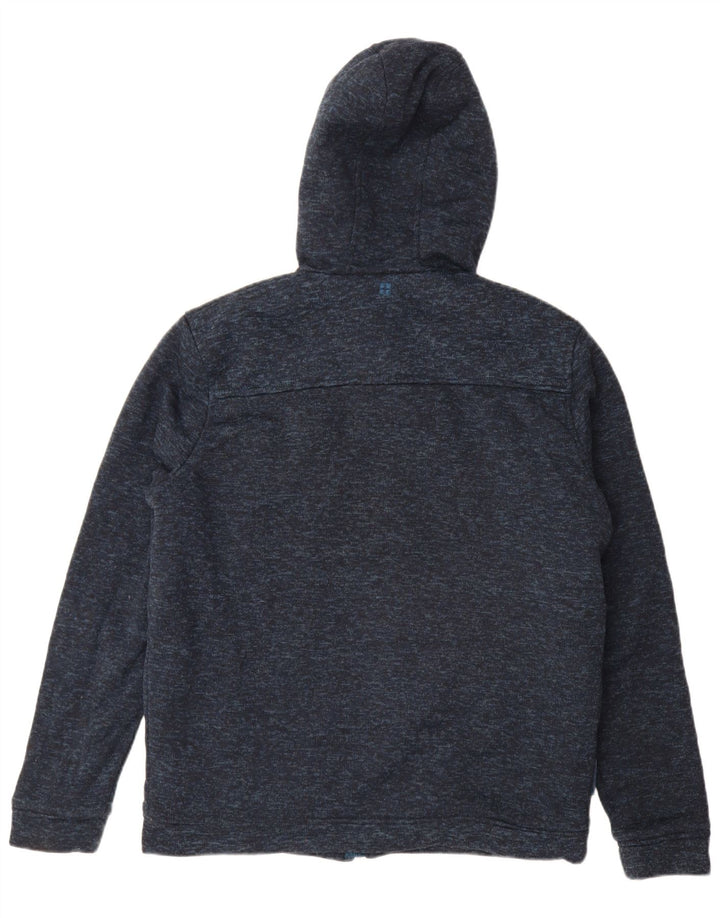Męski sweter z kapturem i zamkiem Mountain Warehouse, duży, granatowy, nakrapiany