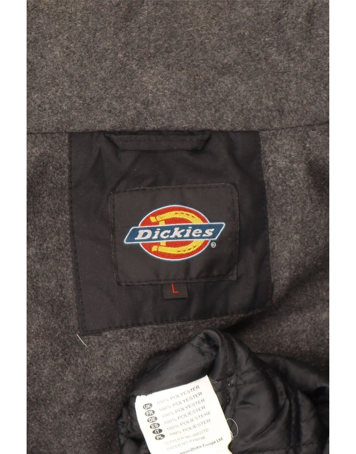 Męska kurtka wiatrówka Dickies UK 40, duża, czarna, poliester