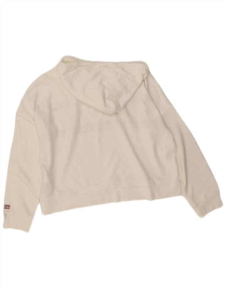 Damski sweter oversize z kapturem Levi's UK 10 w małe białe paski