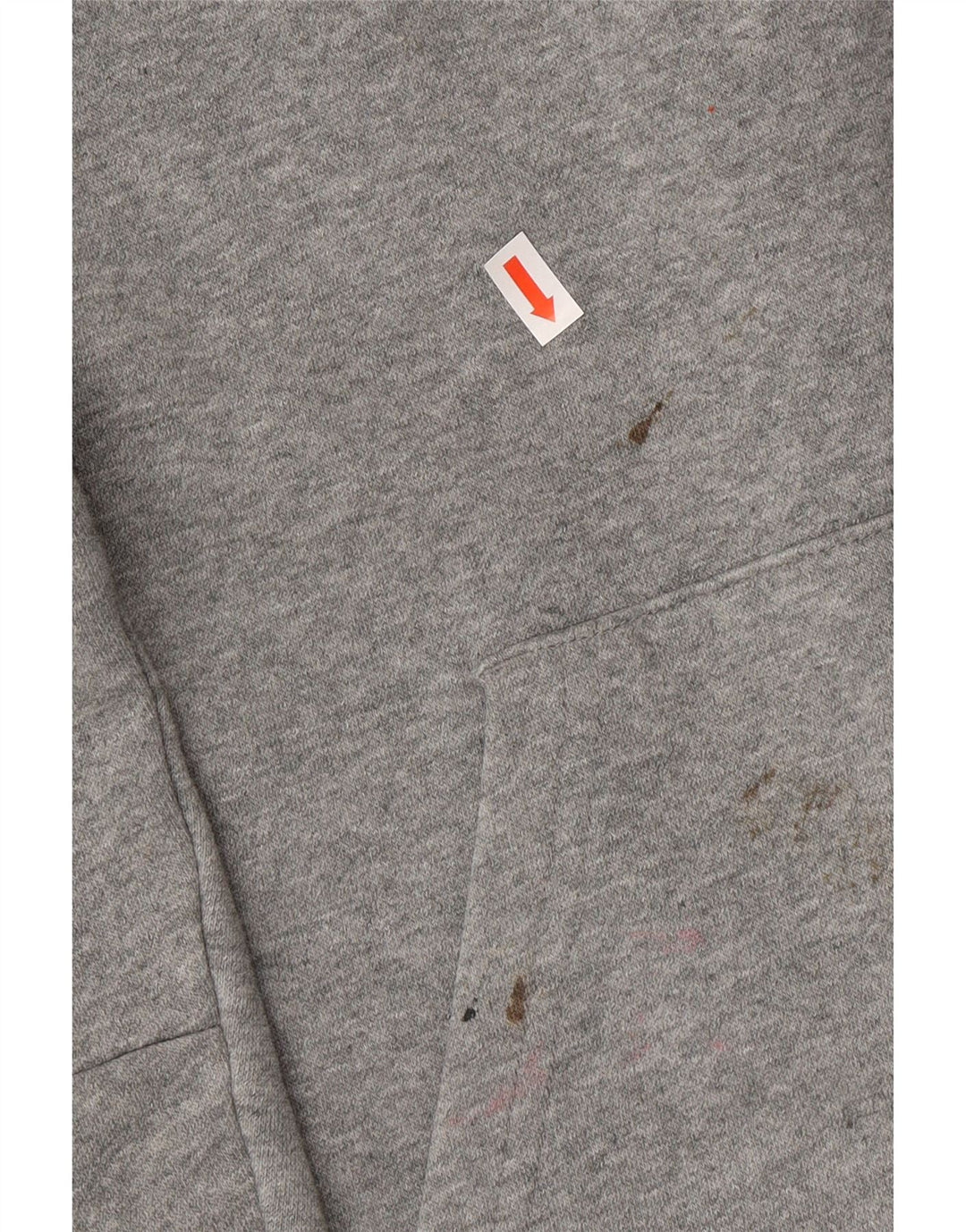 PUMA Mens Graphic Hoodie Jumper Medium Grey Colourblock Cotton Vintage Puma and Second-Hand Puma from Messina Hembry 
