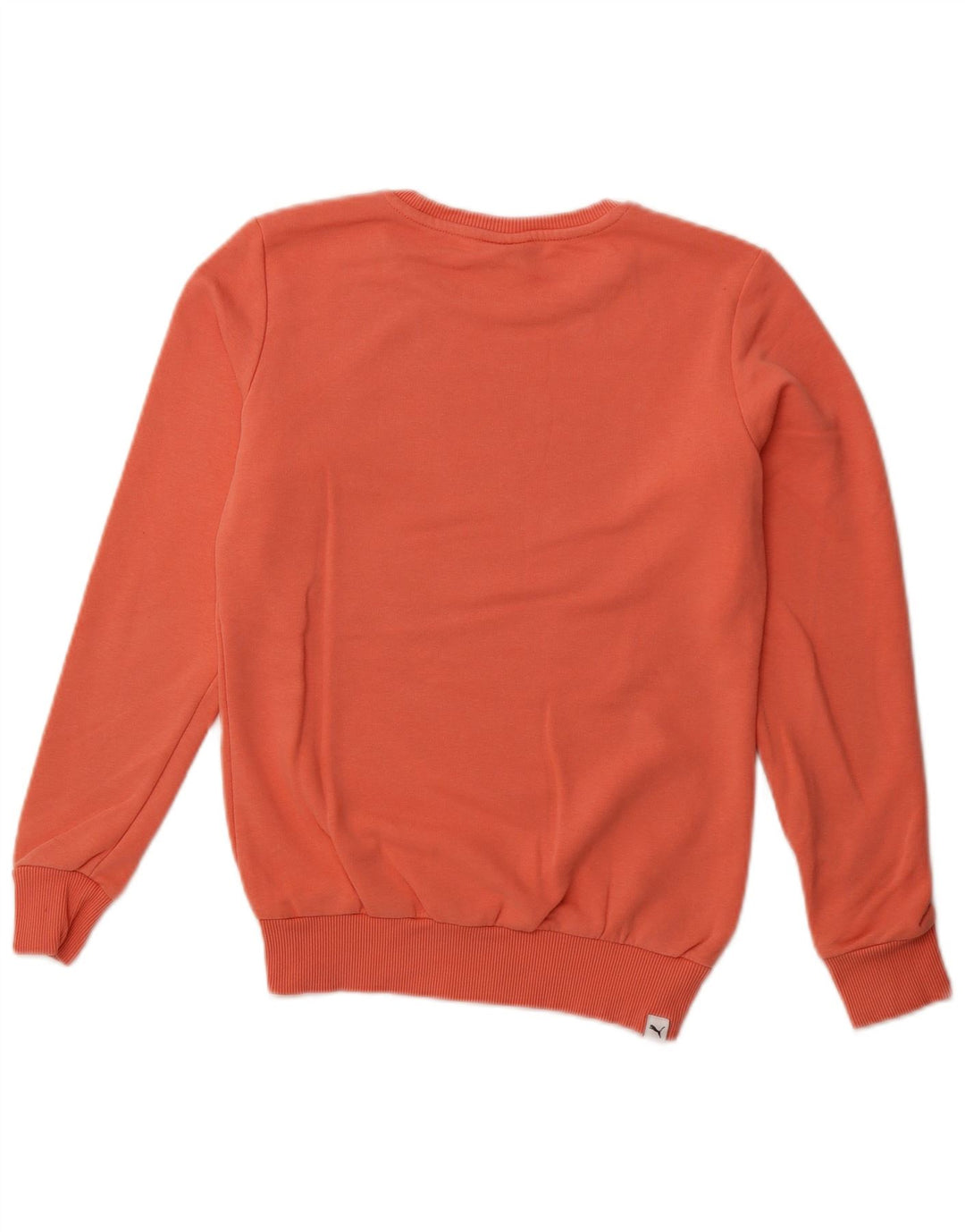 PUMA Womens Graphic Sweatshirt Jumper UK 8 Small Orange