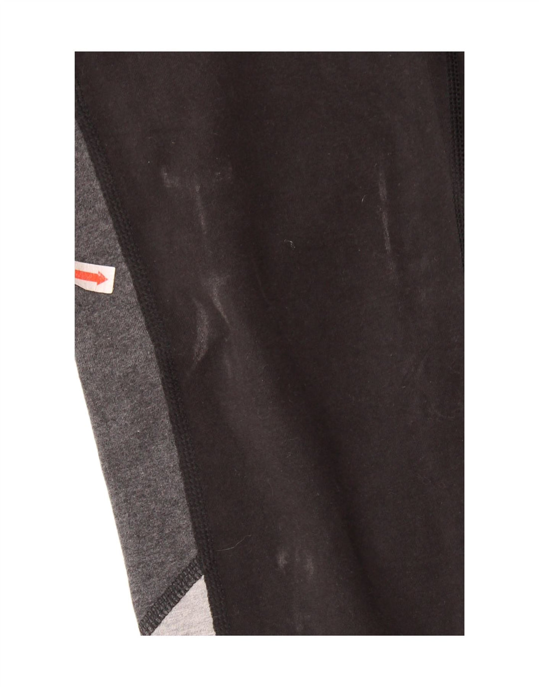 Legginsy damskie REEBOK UK 10, małe, czarne, bawełniane z blokami kolorów