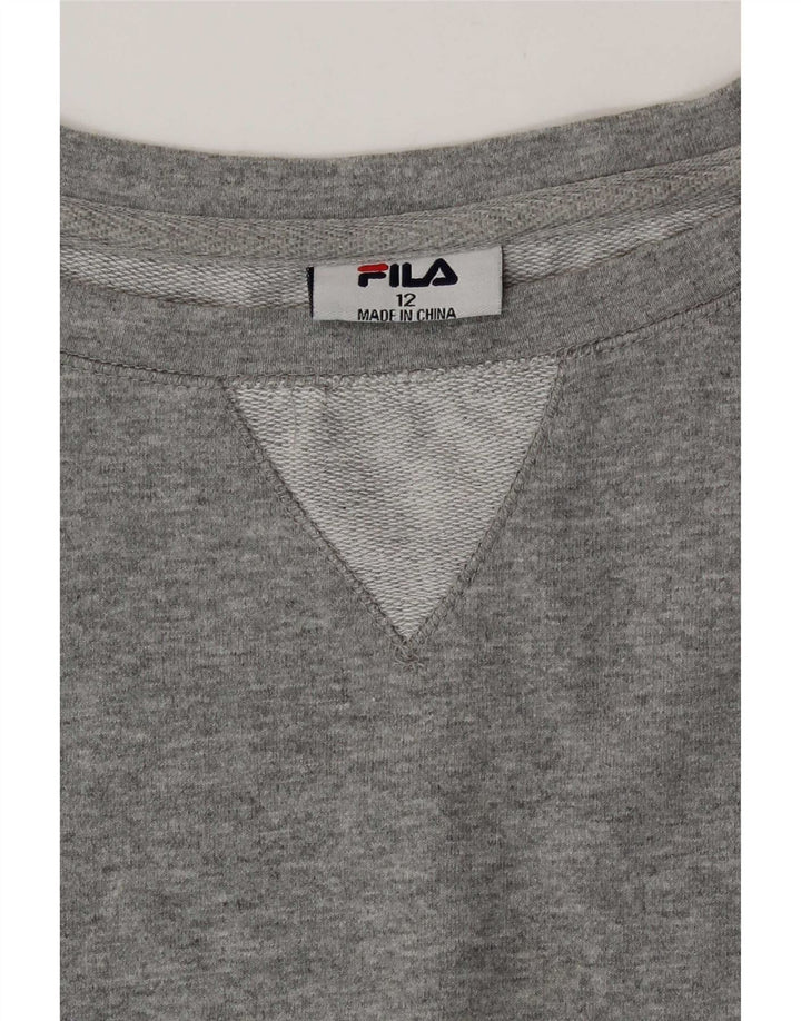 Bluza damska Fila Sweter UK 12 Średni szary, blok kolorów