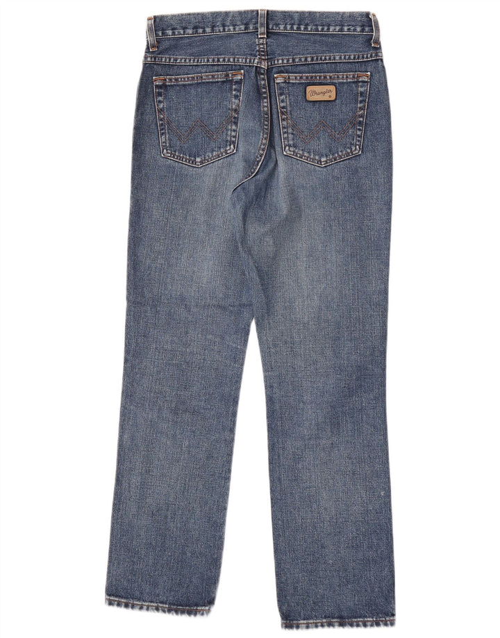Damskie jeansy Wrangler Grace Straight W31 L30 Niebieskie bawełniane