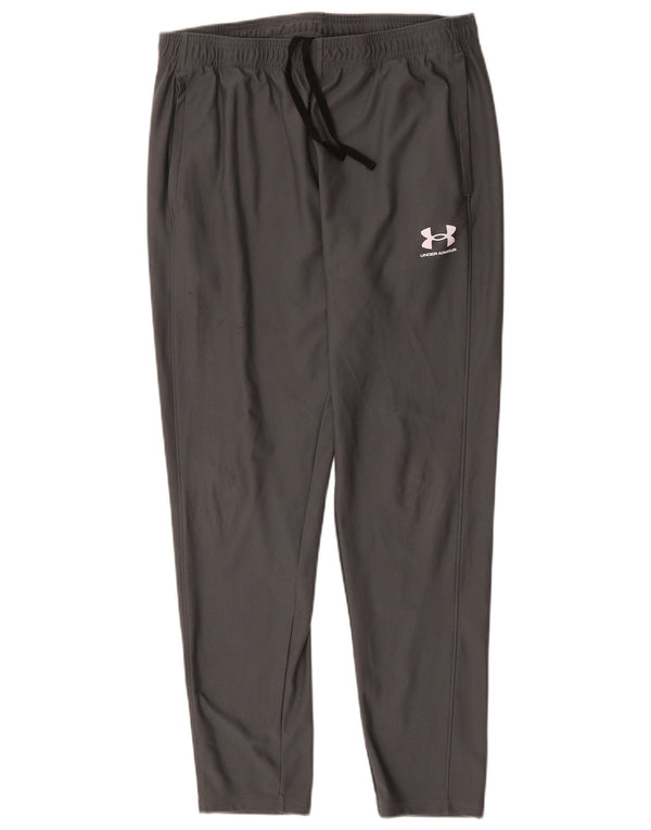 Męskie spodnie dresowe Under Armour XL, szare, poliestrowe