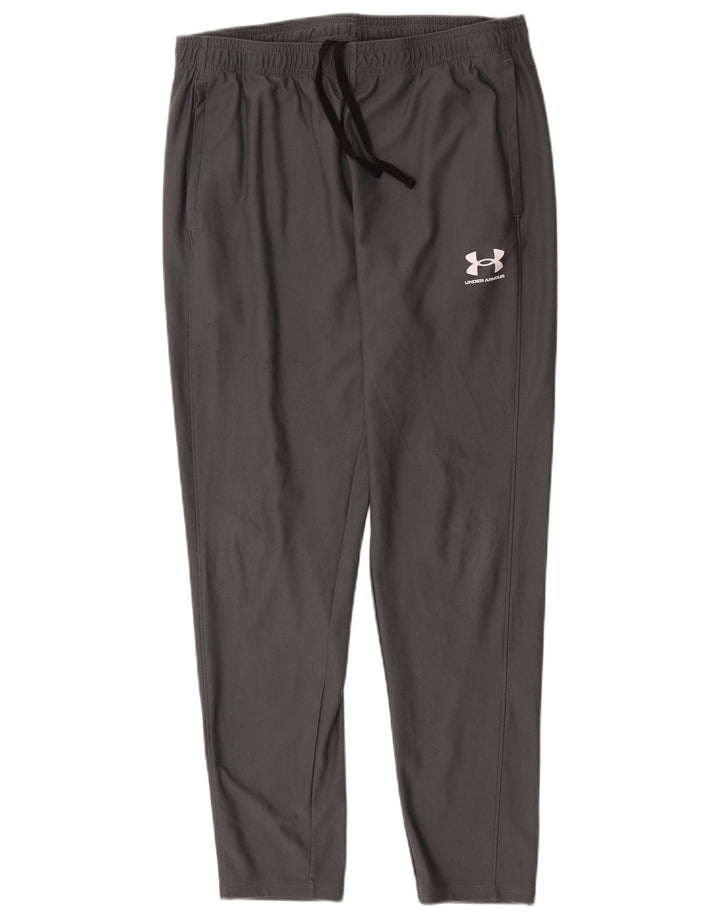 Męskie spodnie dresowe Under Armour XL, szare, poliestrowe
