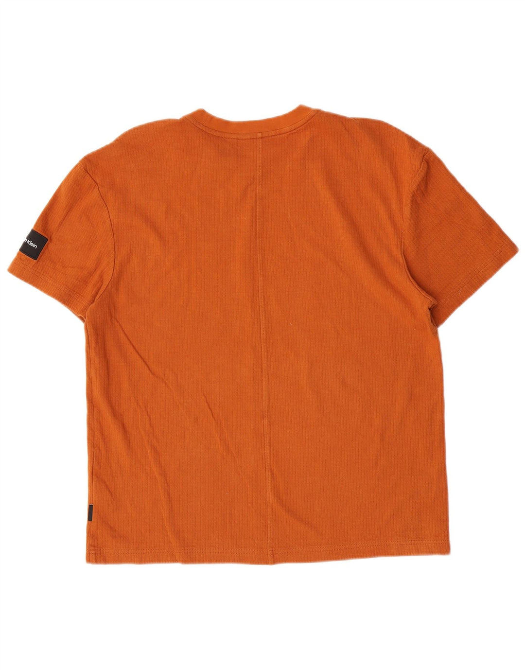 T-shirt męski Calvin Klein, średni, pomarańczowy, bawełniany