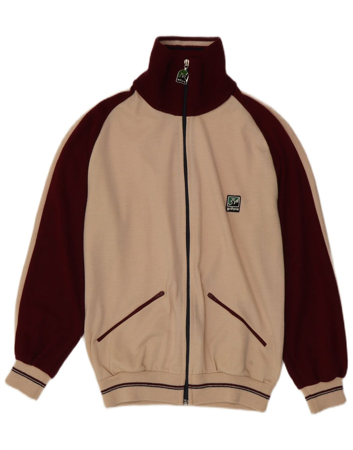 Pełny dres damski w stylu vintage EU 40, średni bordowy kolor, retro