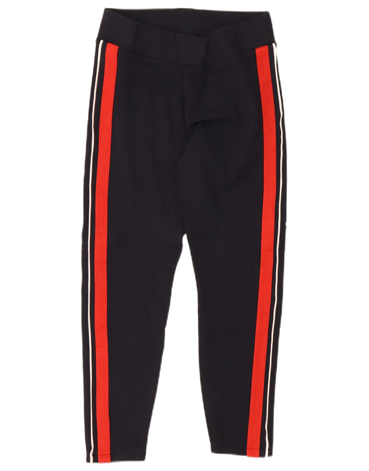 Legginsy damskie Marks & Spencer UK 10 Small, granatowe, wiskozowe z blokami kolorów