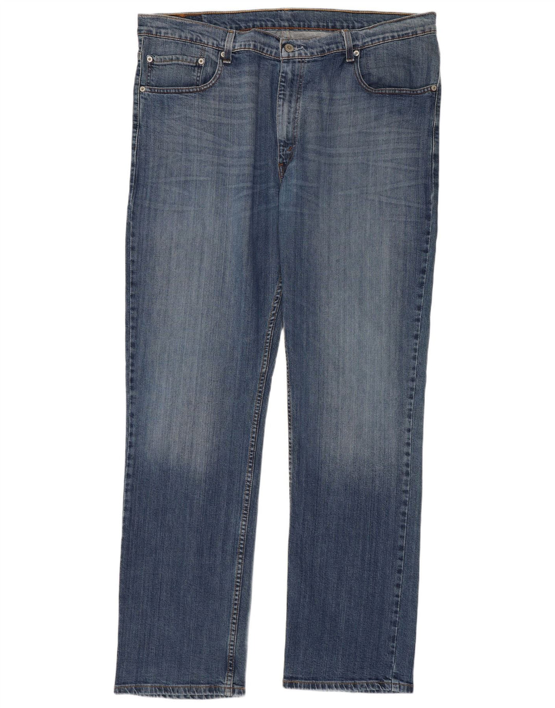 Męskie jeansy Levi's 752 Straight W42 L34 Niebieskie bawełniane