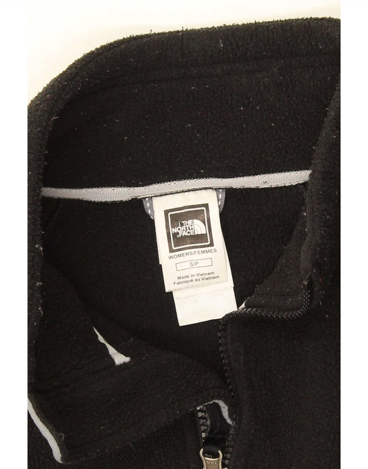 Damska kurtka polarowa The North Face z podszewką UK 10, mała, czarna, z poliestru