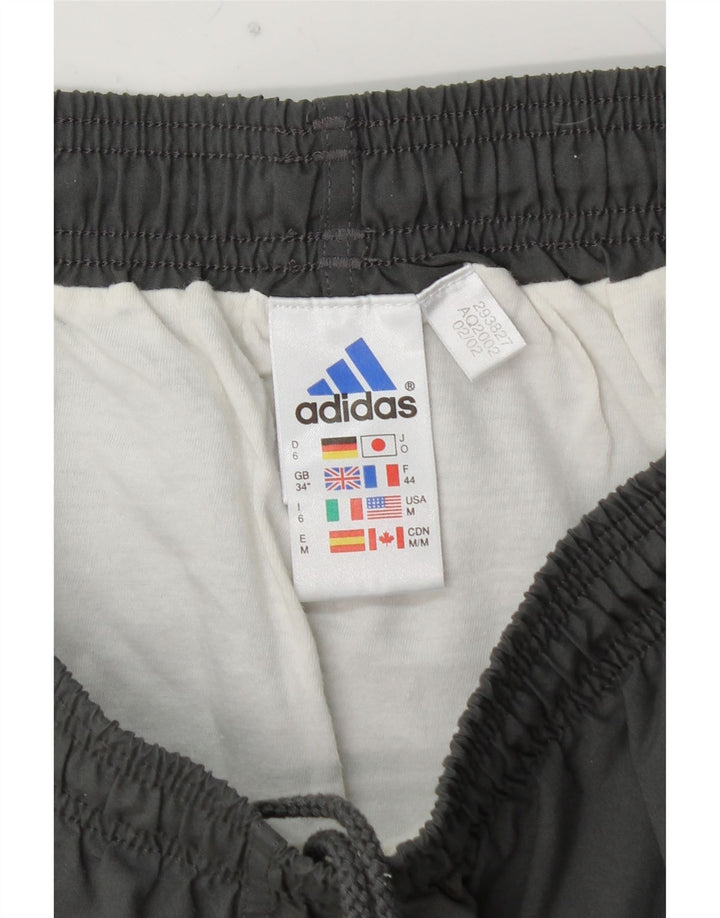 Męskie spodenki sportowe ADIDAS, duże, szare, z poliestru