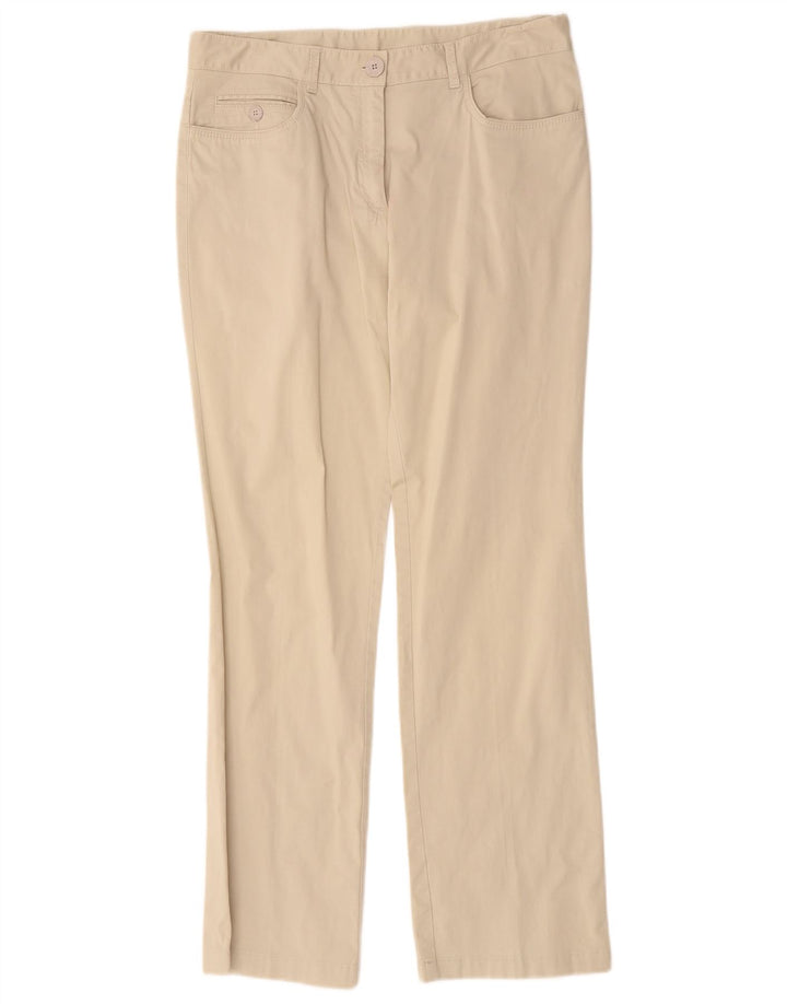 Damskie spodnie typu casual Paul & Shark Bootcut IT 44 Medium W32 L29 Beżowe