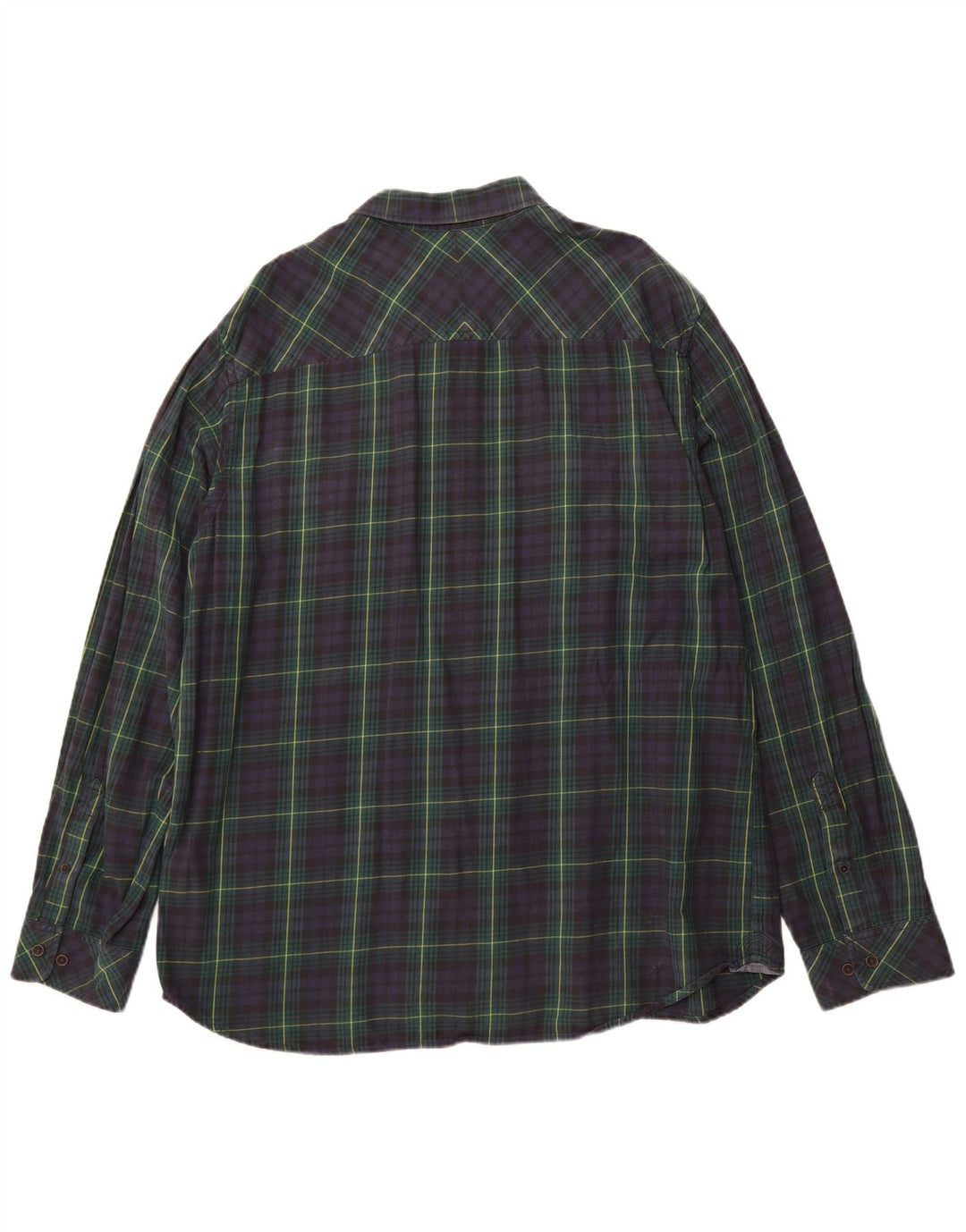 Koszula flanelowa męska TIMBERLAND firmy Earthkeepers slim fit, 3XL, granatowa w kratkę