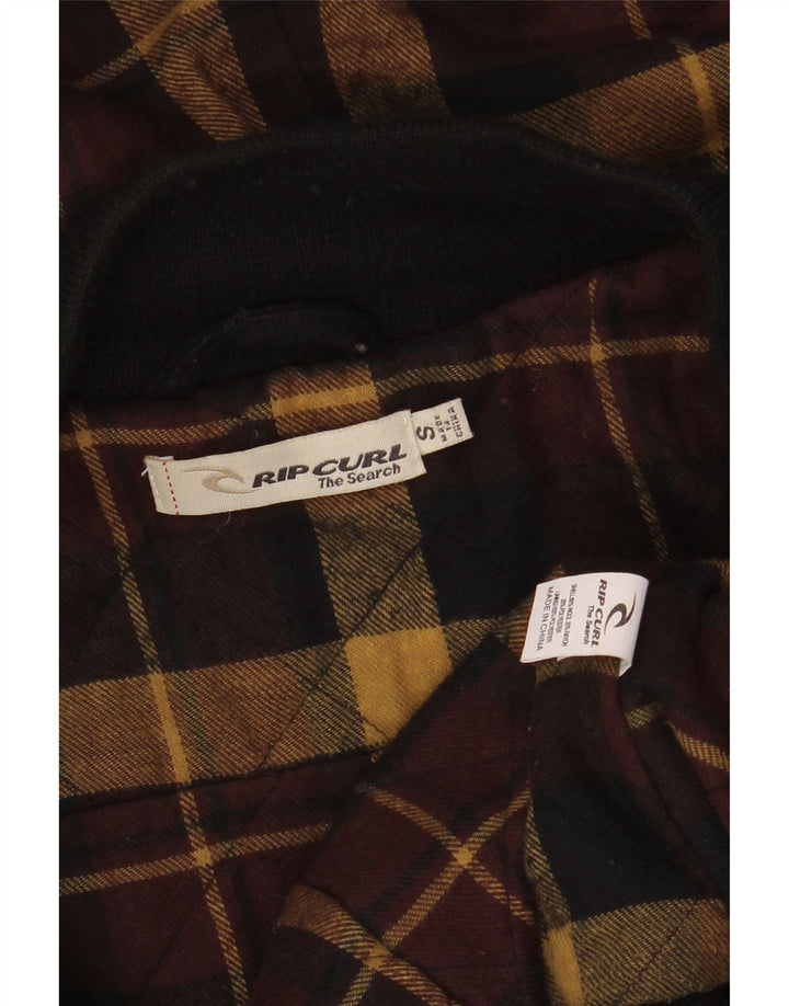 Damska kurtka wiatrówka RIP CURL z kapturem UK 10, mała, czarna wełna