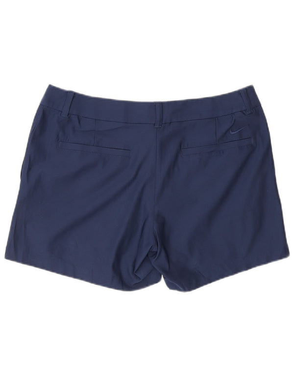 Damskie spodenki golfowe Nike Dri Fit UK 12 Medium W30 Granatowe sportowe