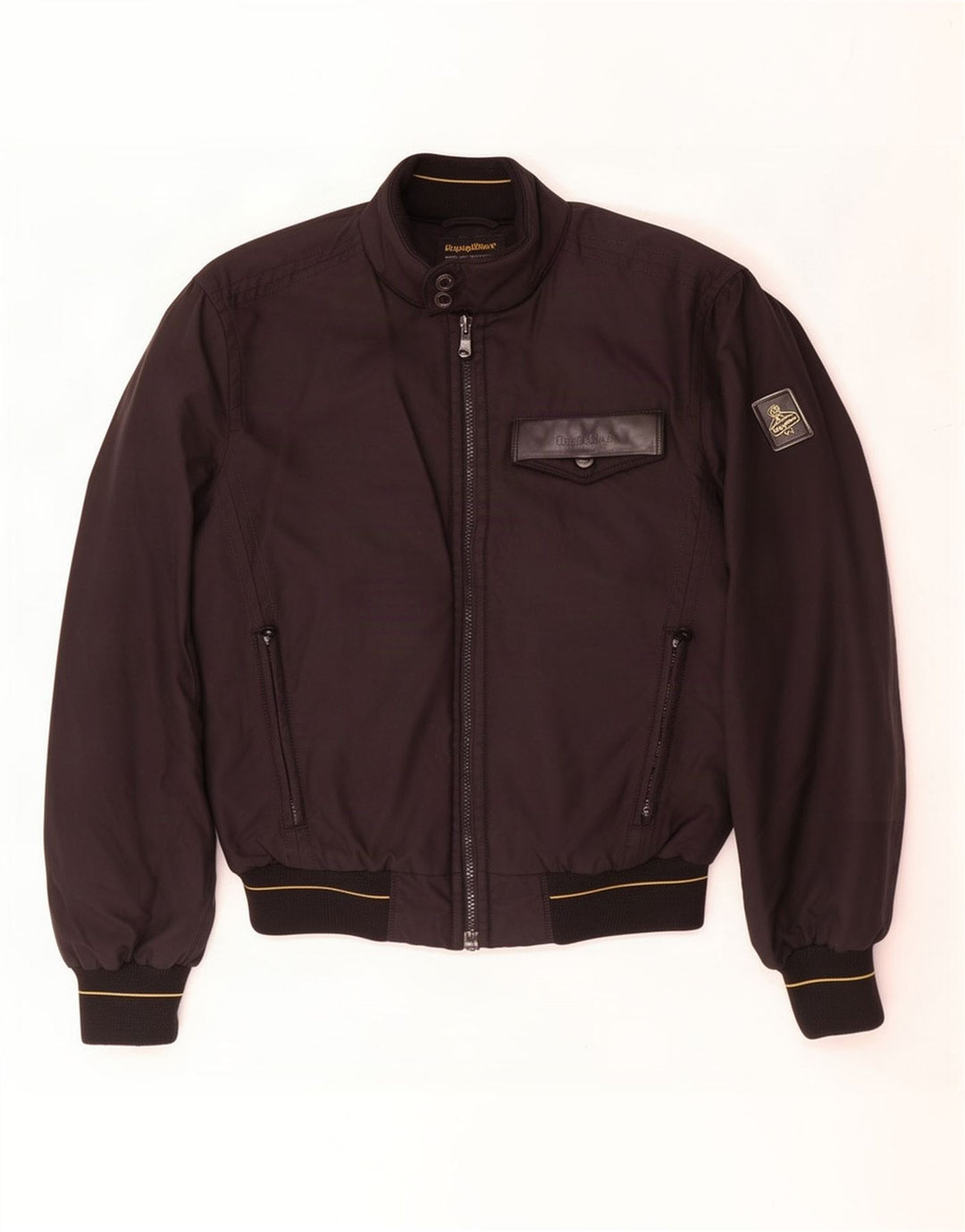 Kurtka męska Refrigiwear Sixty spa Bomber UK 38 Średni czarny nylon