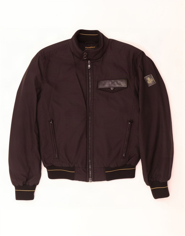 Kurtka męska Refrigiwear Sixty spa Bomber UK 38 Średni czarny nylon