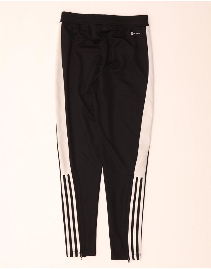 Męskie spodnie dresowe Adidas Aeroready, małe, czarne, z blokami kolorów, z poliestru