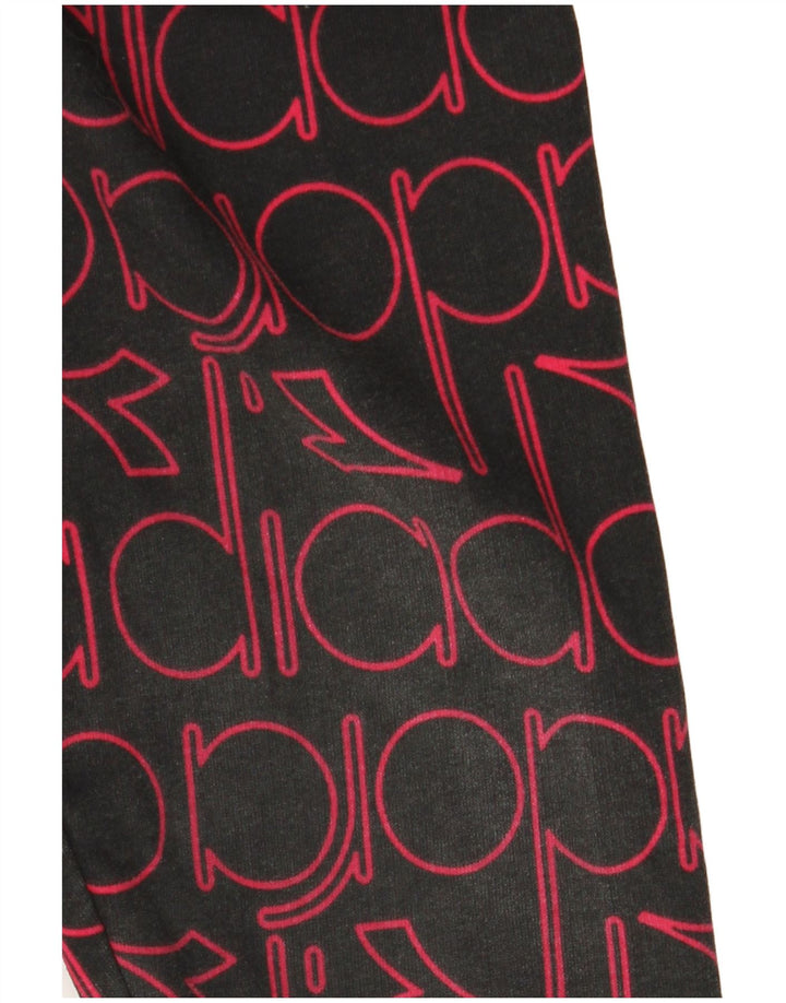 Męski sweter z kapturem i grafiką DIADORA, średni czarny, bawełniany