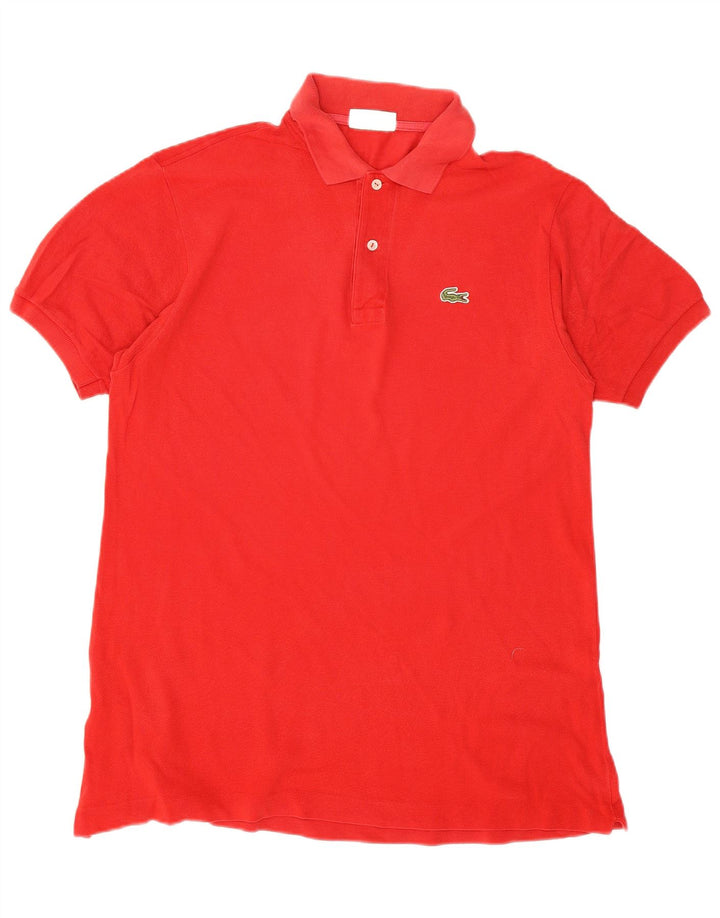 Męska koszulka polo Lacoste, rozmiar 5, duża, czerwona, bawełniana
