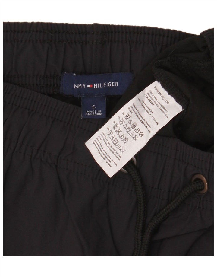 Męskie spodenki sportowe Tommy Hilfiger z grafiką, mały czarny poliester