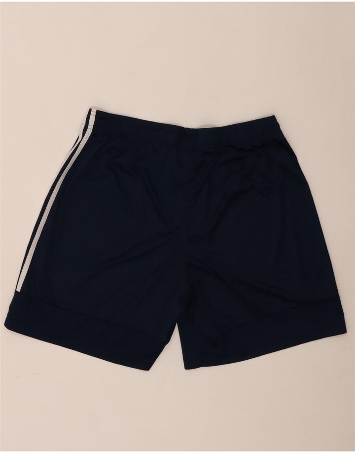 Męskie spodenki sportowe Adidas 2XL granatowe, poliestrowe