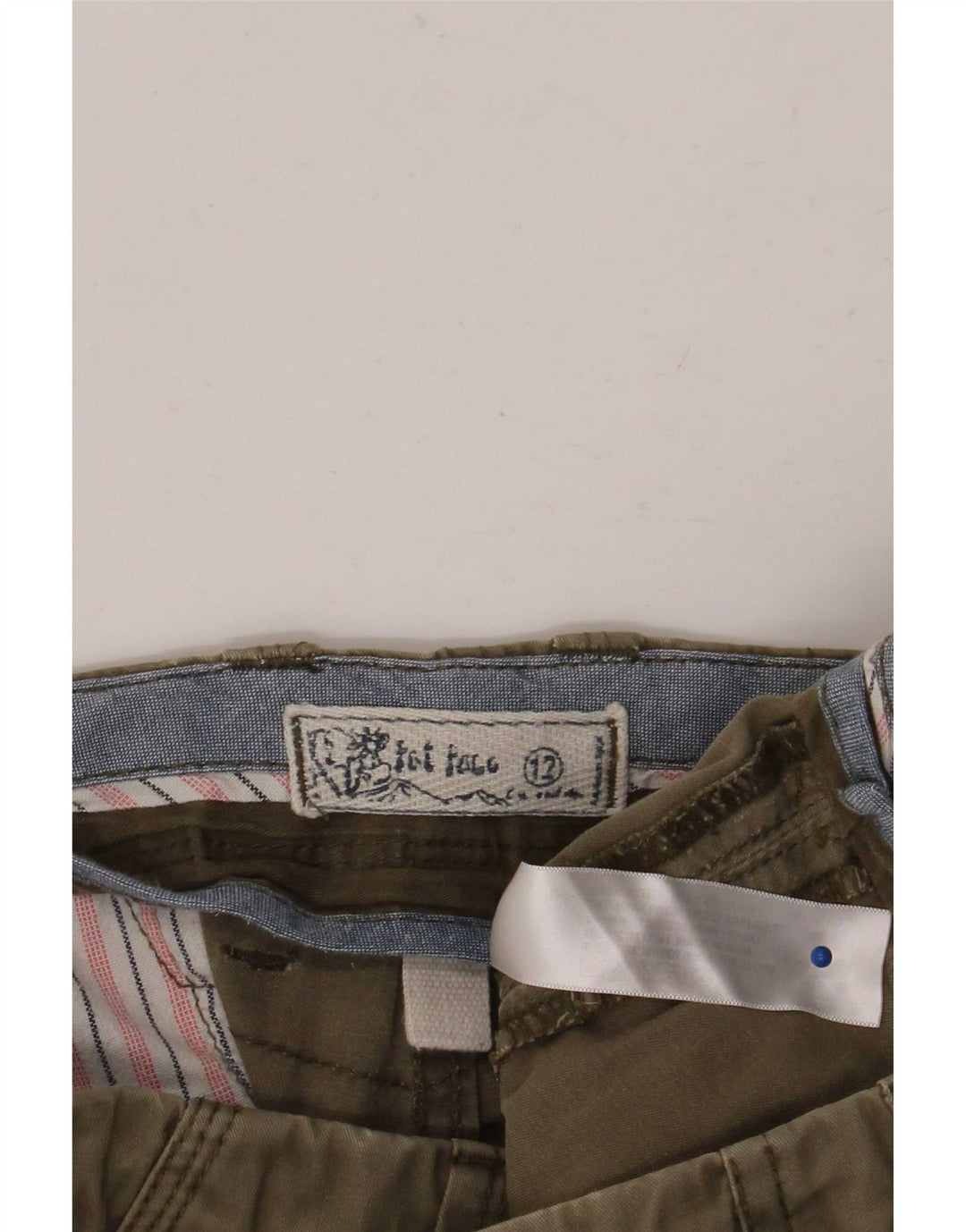 Damskie spodenki cargo Fat Face UK 12 Medium W32, bawełna khaki